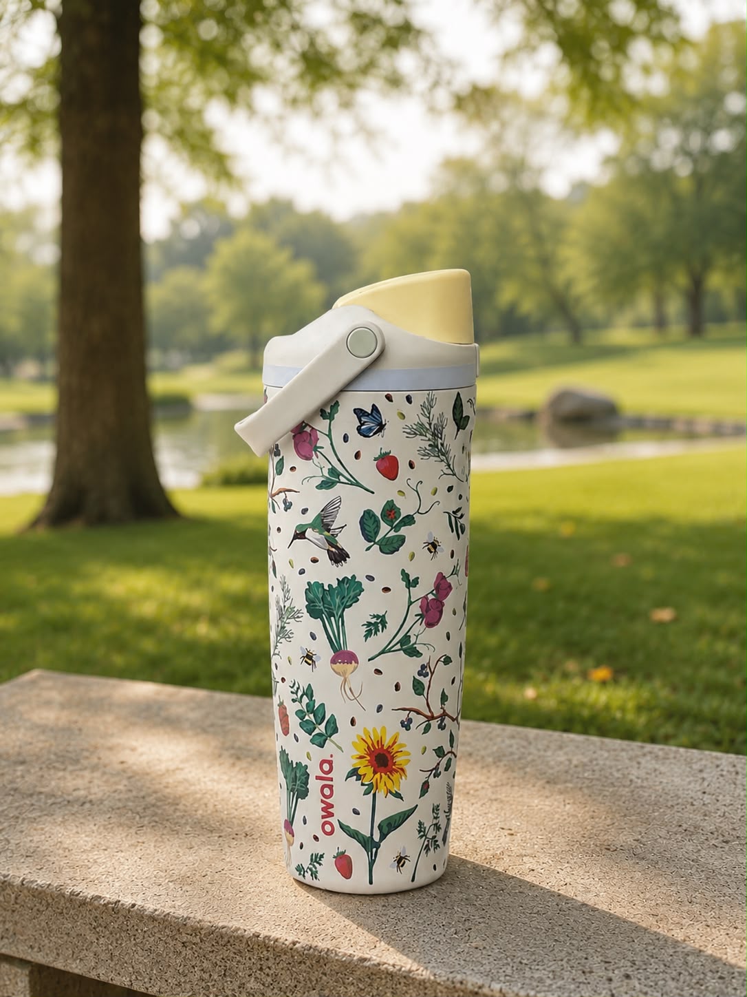 Owala 30oz Tumbler โ Floral Print