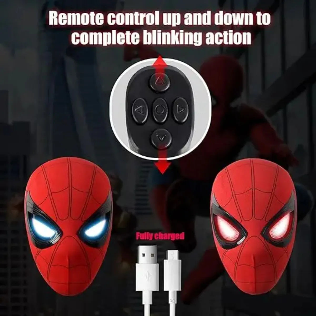 Spiderman Mask-Remote controlled