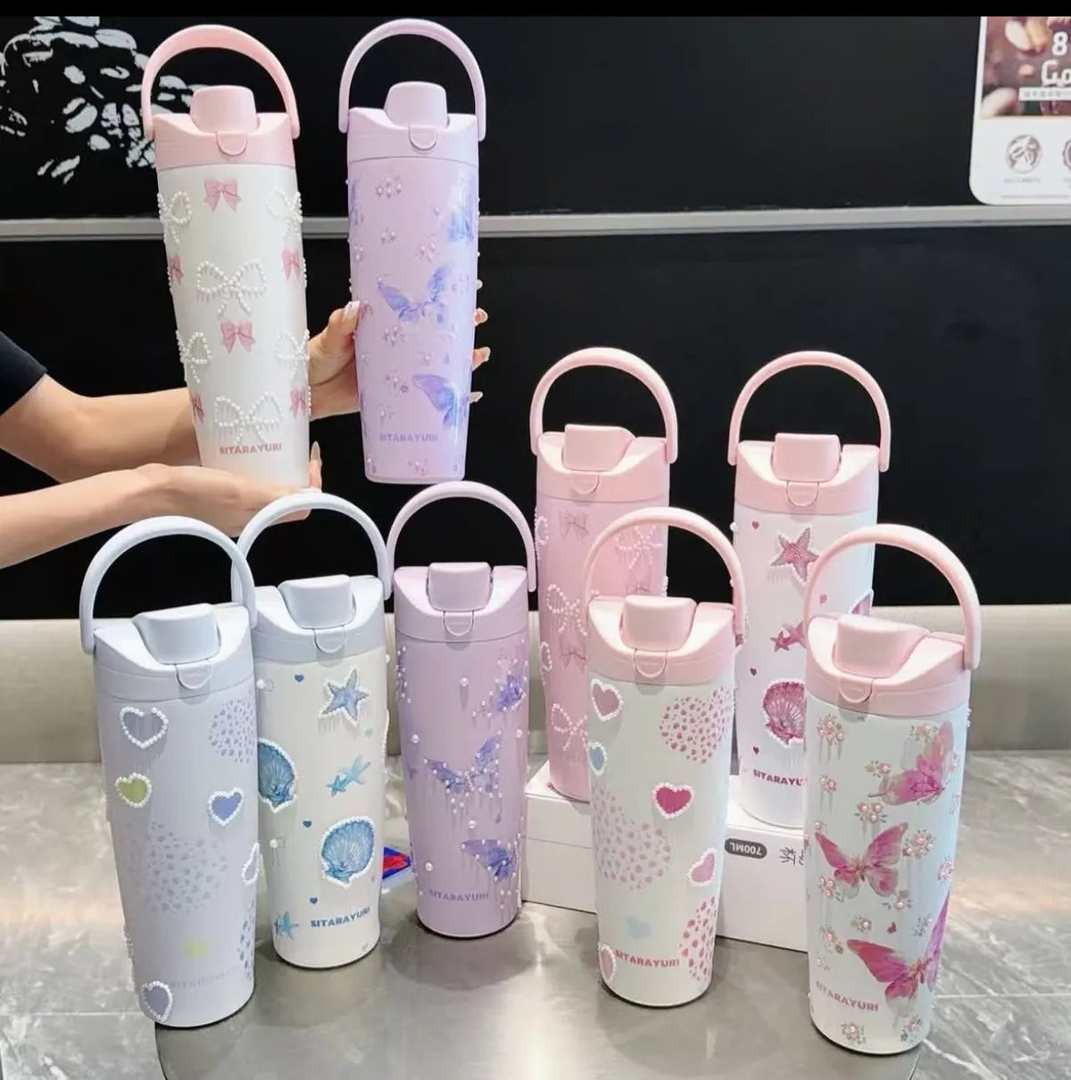 900ML Sitarayuri Top-Handle Tumbler