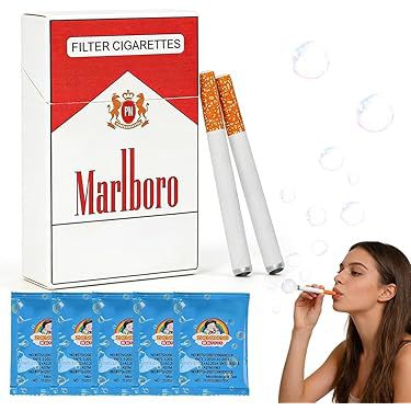 Bubble Blower Cigarette Box Toy – Fun Bubble Blowing Prank Toy for Kids