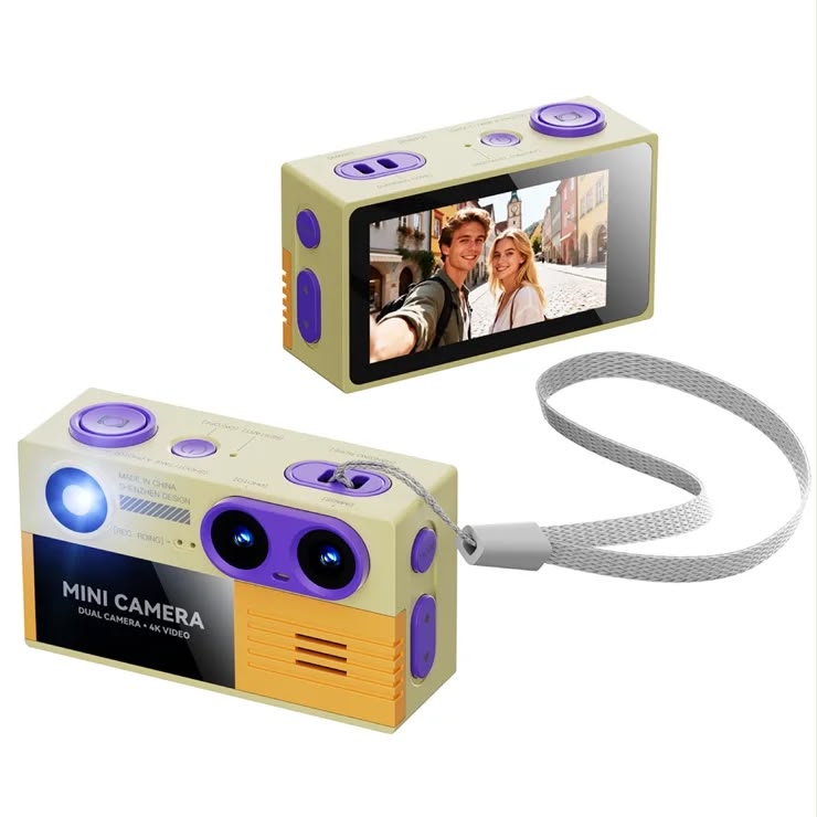 G9 Mini Dual Camera 4K Digital Camera (Random Assorted Colors)