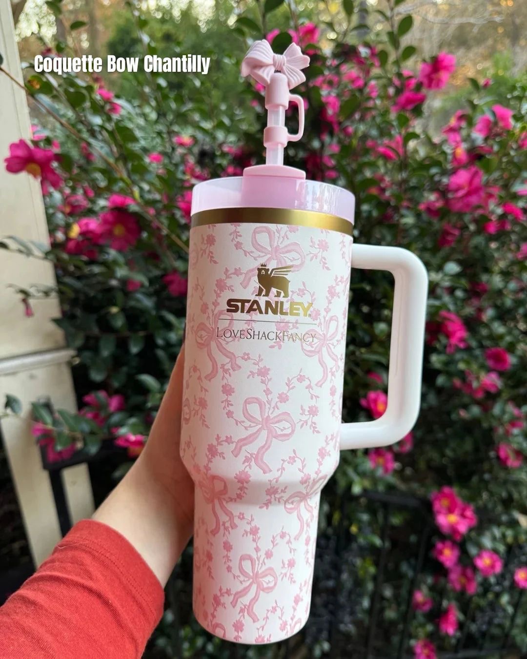 Stanly x LoveShckFancy Holiday Quencher 40 oz Bow Edition