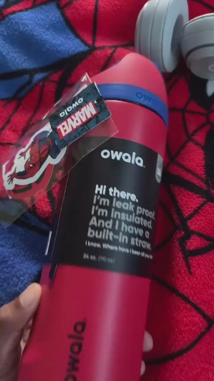 Owala x Marvel Spider-Man 24oz FreeSip Water Bottle