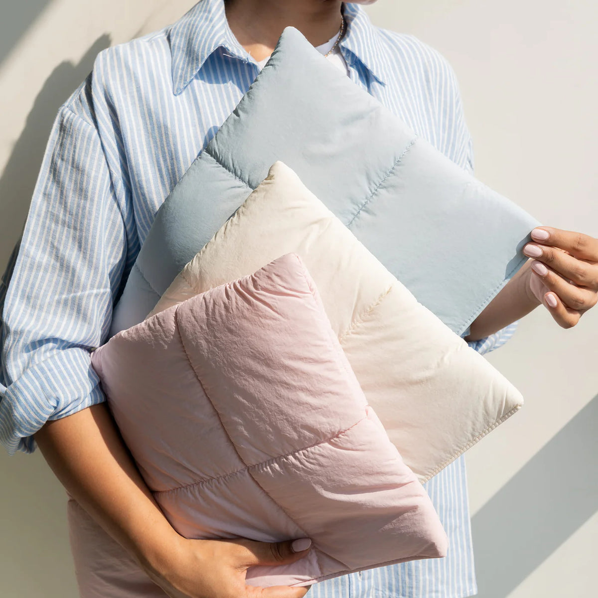 Pink CloudShield Puffer Laptop Sleeve
