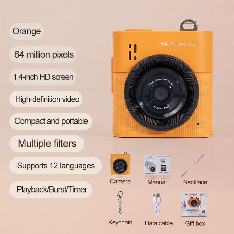 S5 Mini Camera 64MP Digital Camera
