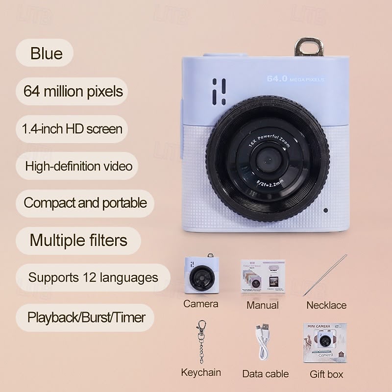 S5 Mini Camera 64MP Digital Camera