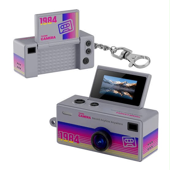Thumb Flip Mini Camera – Retro Digital Camera with Flip Screen | Random Assorted Colours