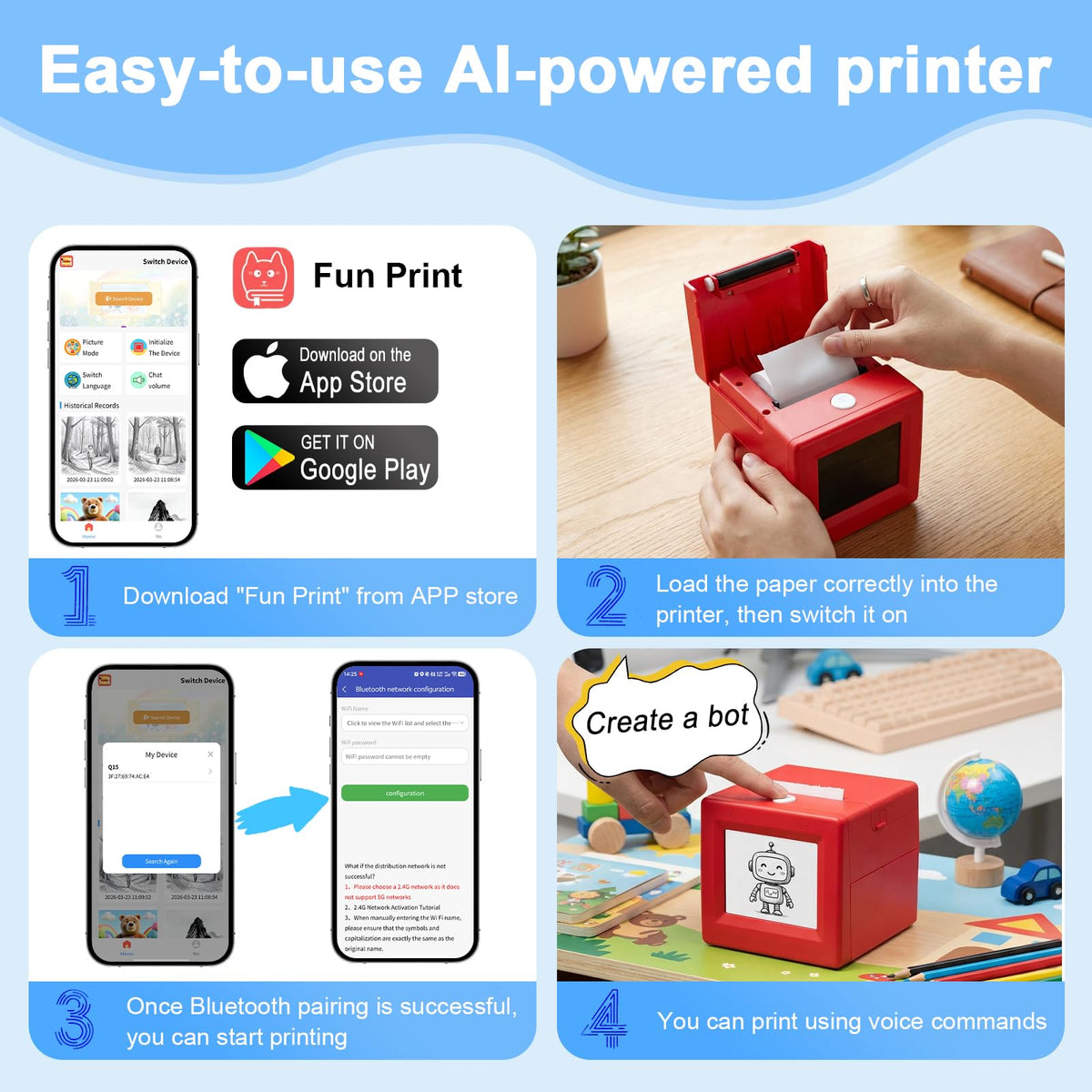 Voice Command AI Printer